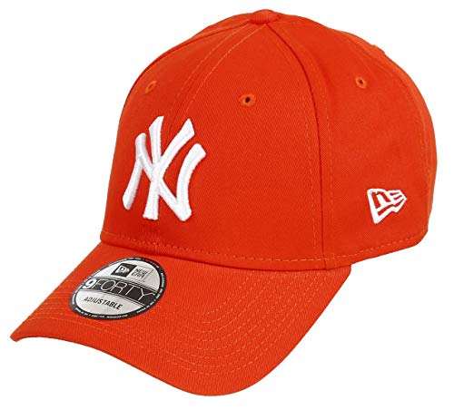 New Era League Essential 9forty NY Cap, orange/rot - weiß, 1 SIZE von New Era