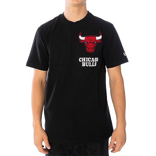 New Era Logoselect Chicago Bulls T-Shirt Herren Shirt schwarz. XL von New Era