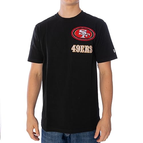 New Era Logoselect San Francisco 49ers T-Shirt Herren Shirt schwarz, L von New Era