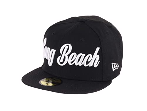 New Era Long Beach California Republic Black 59Fifty Cap - 7 7/8-63cm (XXL) von New Era