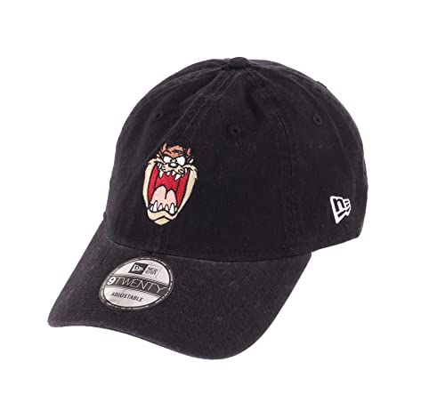 New Era Looney Tunes Taz Head Black 9Twenty Unstructured Strapback Cap - One-Size von New Era