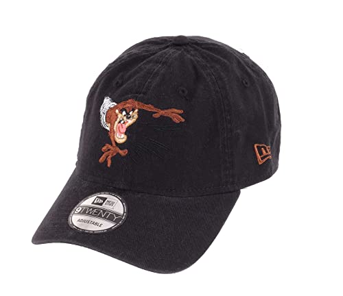 New Era Looney Tunes Taz Tornado Black 9Twenty Unstructured Strapback Cap - One-Size von New Era