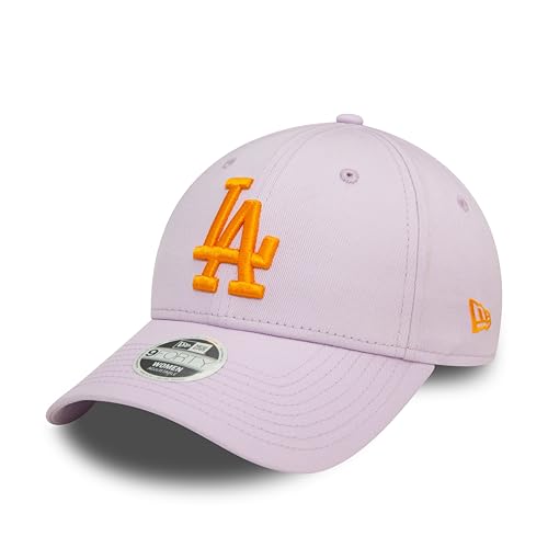New Era Los Angeles Dodgers Baseball Cap für Frauen LA verstellbar Kappe 9Forty Teamlogo Mädchen lila - One-Size von New Era