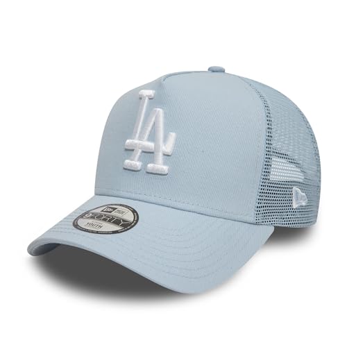 New Era Los Angeles Dodgers Baseball Cap für Kinder Mesh gebogener Schirm Kappe Trucker Mädchen Junge blau - Child von New Era