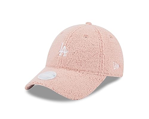 New Era Los Angeles Dodgers Baseball Frauen Fancap Plüsch Teddy Rosa 9Forty verstellbar gebogener Schirm - One-Size von New Era
