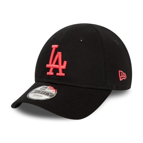 New Era Los Angeles Dodgers Cap für Kleinkinder 9Forty LA schwarz Teamlogo gebogener Schirm Baseball MLB Kappe - Toddler von New Era