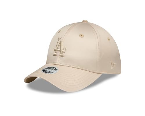 New Era Los Angeles Dodgers Fancap für Frauen und Mädchen Satin Verstellbarer Snapback Kappe unifarben beige - One-Size von New Era