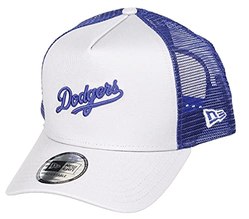 New Era Los Angeles Dodgers MLB Cap verstellbar Trucker Mesh Sommer grau blau - One-Size von New Era