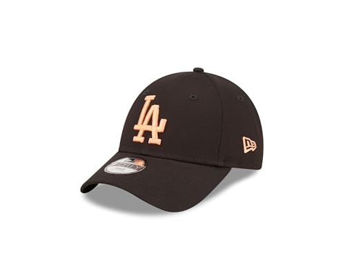 New Era Los Angeles Dodgers MLB Fankappe Kind Kids LA 9Forty gebogener Schirm verstellbar Teamlogo schwarz - Child von New Era