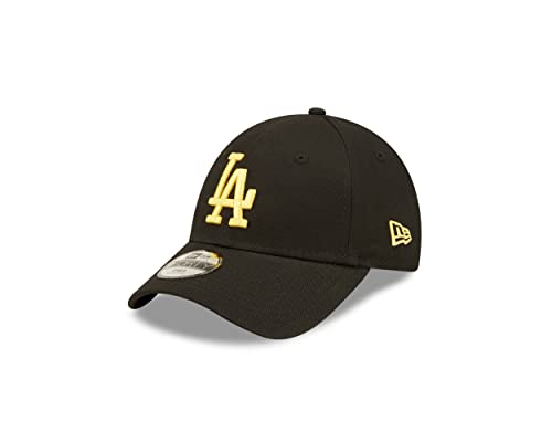 New Era Los Angeles Dodgers MLB League Essential Black Gold 9Forty Adjustable Kids Cap - Youth von New Era