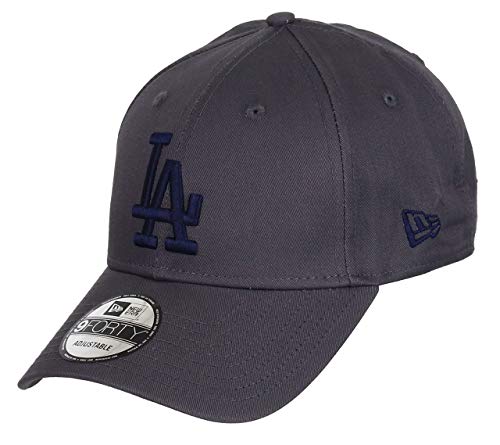 New Era Los Angeles Dodgers MLB League Essential Grey 9Forty Adjustable Cap - One-Size von New Era