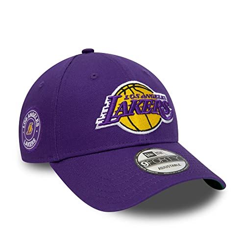 New Era Los Angeles Lakers NBA Team Side Patch Purple 9Forty Adjustable Cap - One-Size von New Era