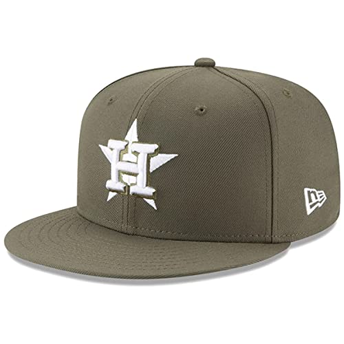 New Era MLB 59FIFTY Green Fitted On Field Game Cap Hat, Houston Astros Grün, 64 EU von New Era