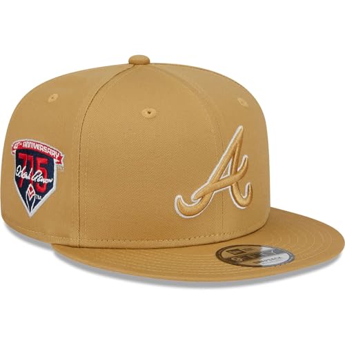 New Era - MLB Atlanta Braves Side Patch 9Fifty Snapback Cap, Größe:M-L von New Era