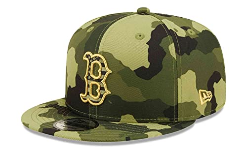 New Era - MLB Boston Red Sox 2022 Armed Forces Day 9Fifty Snapback Cap Farbe Camouflage, Größe S-M von New Era