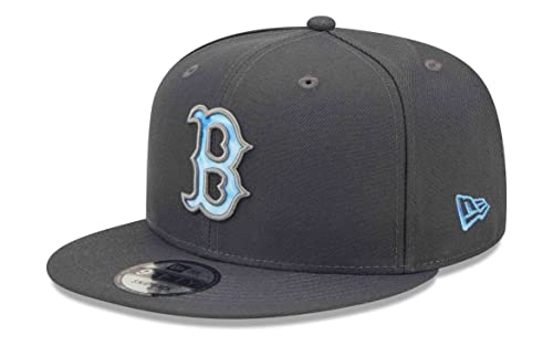 New Era - MLB Boston Red Sox 2022 Fathers Day 9Fifty Snapback Cap Farbe Grau, Größe S-M von New Era