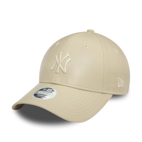 New Era MLB Cap New York Yankees Frau Mädchen Kappe Basecap 9Forty NY beige - One-Size von New Era