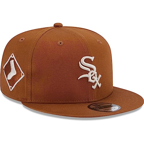 New Era - MLB Chicago White Sox Side Patch 9Fifty Snapback Cap Farbe Beige, Größe S-M von New Era