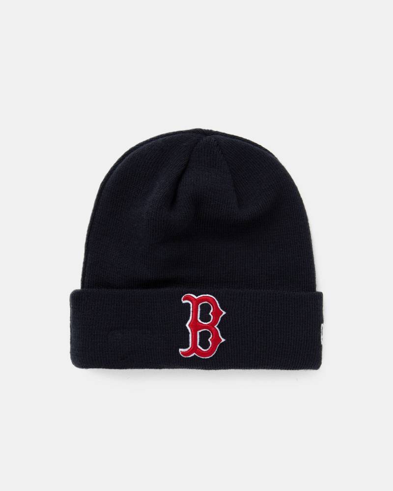 New Era MLB ESSENTIAL CUFF BEANIE BOSTON RED SOX OTC men Beanies blue in Größe:ONE SIZE von New Era