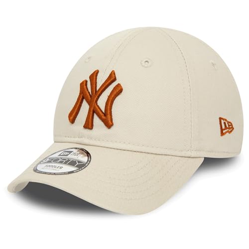 New Era MLB Fancap für Kleinkinder Teamlogo Kind Cap Kappe verstellbar 9Forty NY-Logo beige - Toddler von New Era