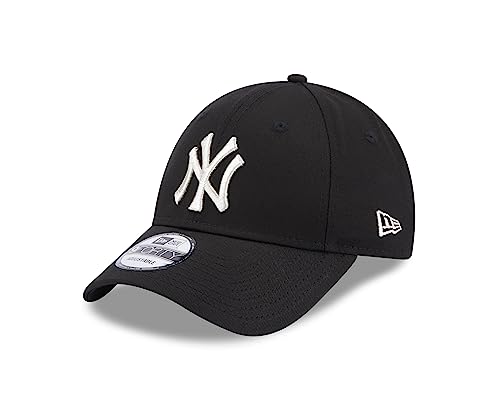 New Era MLB Fankappe Frau New York Yankees Damencap 9Forty Metallic schwarz Teamlogo Baseball - One-Size von New Era