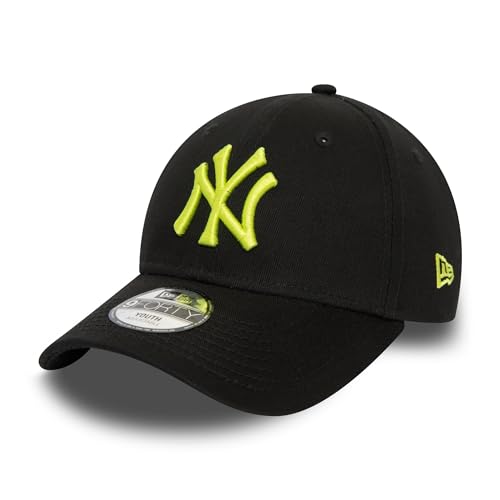 New Era MLB Fankappe New York Yankees Kinderkappe Cap Basecap Kids 9Forty NY schwarz gelb - Child von New Era