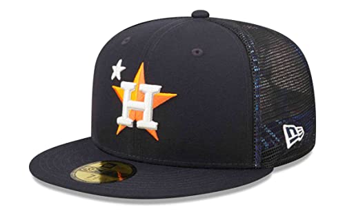 New Era - MLB Houston Astros 2022 All Star Game Workout 59Fifty Fitted Cap Farbe Blau, Größe 7 3/8 (58,7cm) von New Era