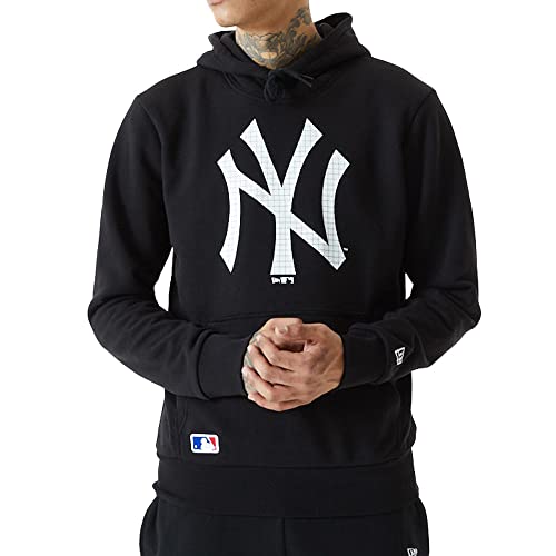 New Era MLB Infill Logo Hoody Herren NY Yankees Schwarz, Größe:M von New Era