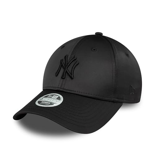 New Era MLB Kopfbedeckung New York Yankees Cap Mütze Mädchen Frau Satin Sommer Tonal Vereinslogo schwarz - One-Size von New Era