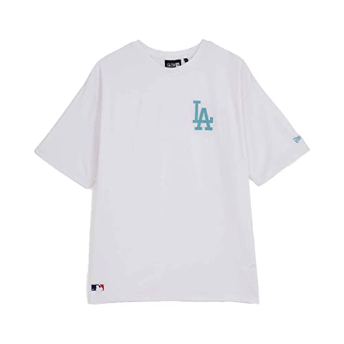 New Era MLB Los Angeles Dodgers Oversize T-Shirt Herren weiß/hellblau, XL von New Era