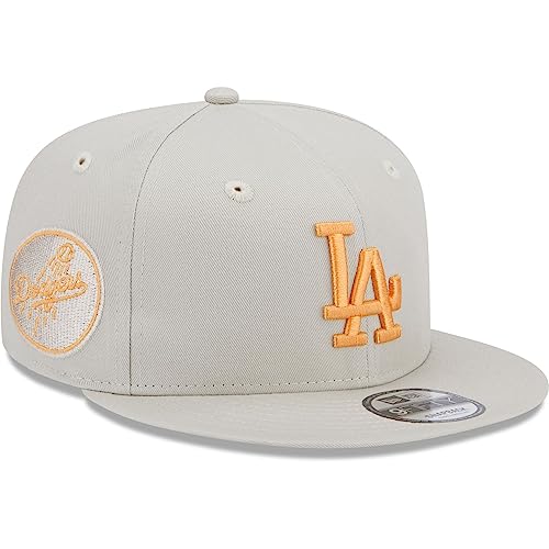 New Era - MLB Los Angeles Dodgers Side Patch 9Fifty Snapback Cap Farbe Beige, Größe M-L von New Era