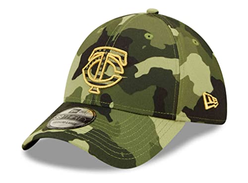 New Era - MLB Minnesota Twins 2022 Armed Forces Day 39Thirty Stretch Cap Farbe Camouflage, Größe L-XL von New Era