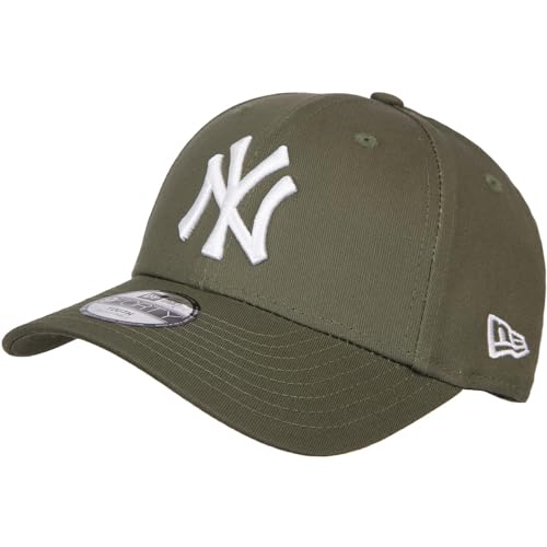 New Era MLB NY Yankees League Essential 9Forty Kids Cap (DE/NL/SE/PL, Alter, 6 Jahre, 12 Jahre, Olive/White) von New Era