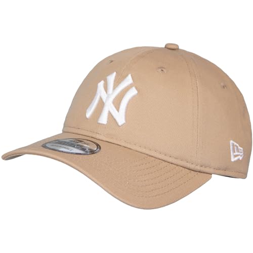 New Era MLB NY Yankees League Essential 9Twenty Cap (DE/NL/SE/PL, Alphanumerisch, Einheitsgröße, Camel/White) von New Era
