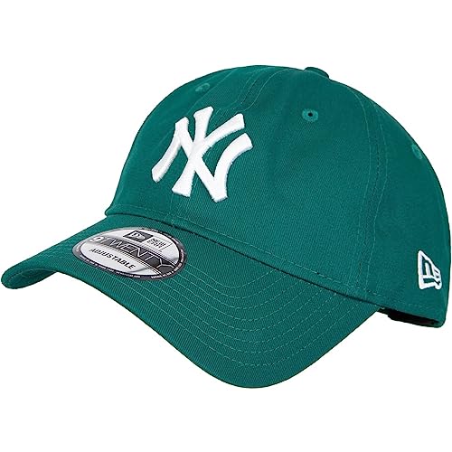 New Era MLB NY Yankees League Essential 9Twenty Cap (as3, Alpha, one_Size, Green/White) von New Era