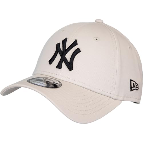 New Era MLB NY Yankees League Essential 9forty Cap (DE/NL/SE/PL, Alphanumerisch, Einheitsgröße, Stone) von New Era