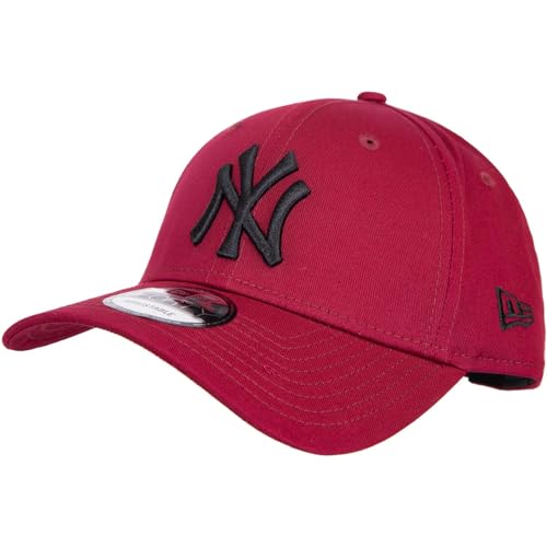 New Era MLB NY Yankees League Essential 9forty Cap (DE/NL/SE/PL, Alphanumerisch, Einheitsgröße, red/Black) von New Era