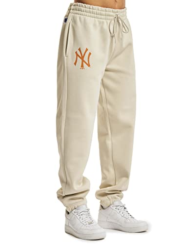 New Era MLB New York Yankees League Essential Relaxed Jogginghose Herren beige, M von New Era