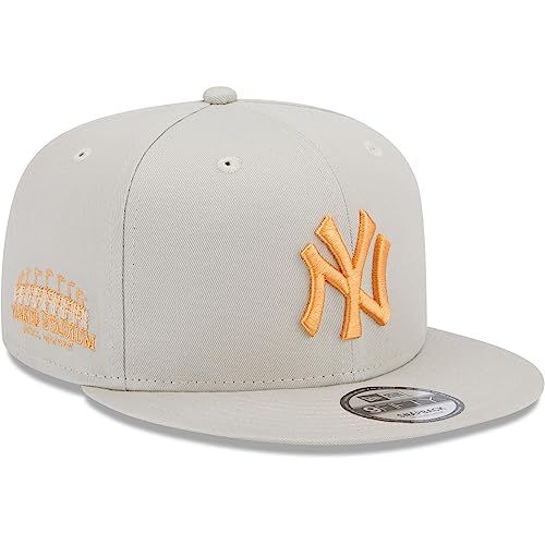 New Era - MLB New York Yankees Side Patch 9Fifty Snapback Cap Farbe Beige, Größe M-L von New Era