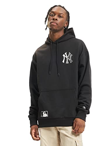 New Era MLB New York Yankees Team Logo Hoodie 60284625, Mens Sweatshirt, Black, L EU von New Era