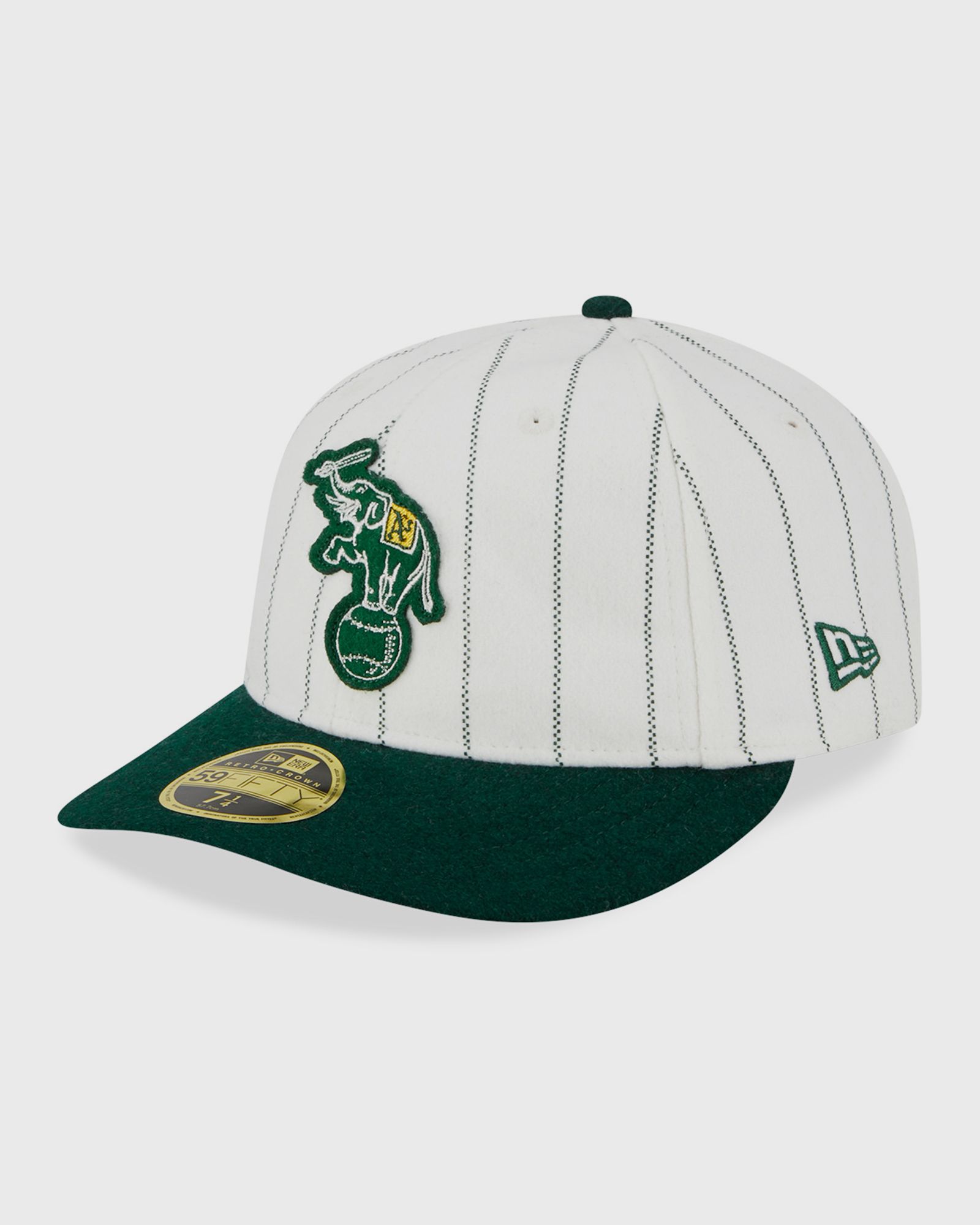 New Era MLB STRIPE 59FIFTY RC OAKLAND ATHLETICS men Caps green|white in Größe:7 1/8 von New Era