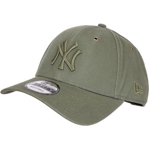 New Era MLB Team New York Yankees Washed Canvas 9forty Cap (DE/NL/SE/PL, Alphanumerisch, Einheitsgröße, Olive) von New Era