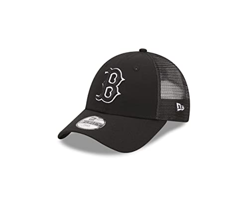 New Era MLB Truckercap Boston Red Sox Fanaccessoire Kinderkappe für Jungen und Mädchen Snapback-Verschluss Mesh schwarz - Youth von New Era