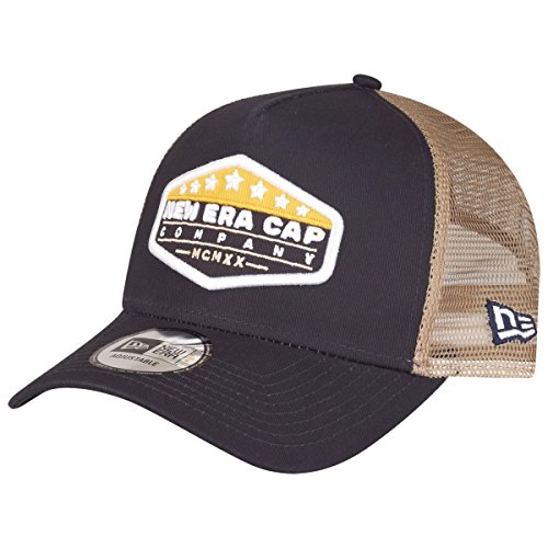 New Era MXMXX Patch Navy A-Frame Adjustable Trucker Cap - One-Size von New Era
