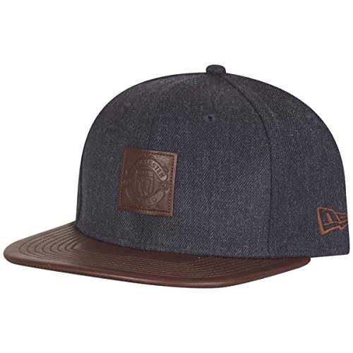 New Era Snapback Cap - Patch Manchester United Heather - S/M von New Era