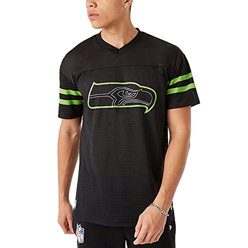 New Era Mesh Jersey Oversized Shirt - Seattle Seahawks - XL von New Era