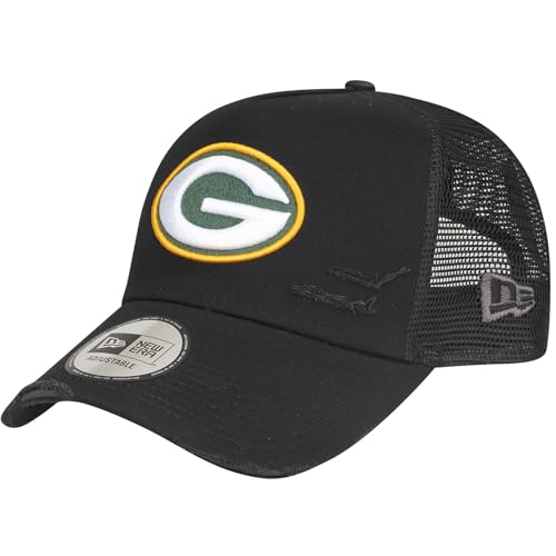 New Era Mesh Trucker Cap - Distressed Green Bay Packers von New Era