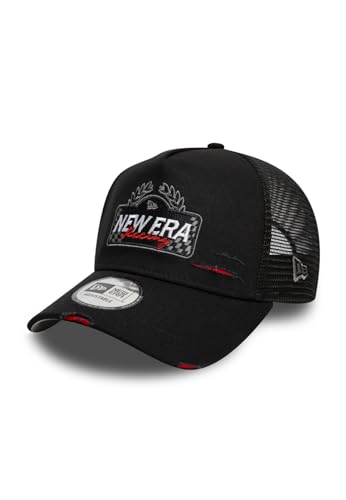 New Era Mesh Trucker Cap - Motorsport Racing schwarz von New Era