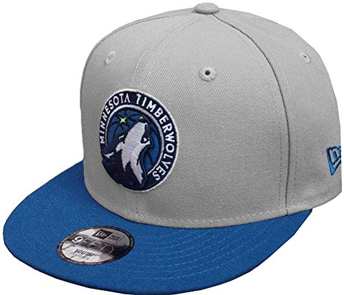 New Era Minnesota Timberwolves Grey TC 2 Tone Kids 9fifty 950 Youth Snapback Cap Teenager Size von New Era