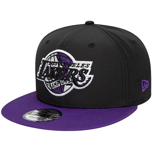 New Era NBA 9FIFTY Infill Cap Los Angeles Lakers Black/Purple (DE/NL/SE/PL, Alphanumerisch, M, L, Weiß) von New Era